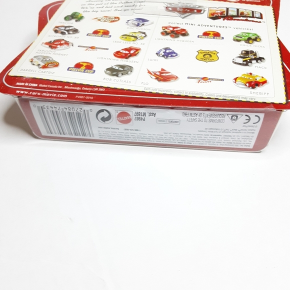 Disney Pixar Cars Mini Adventures Lightning McQueen's Team Flo Sheriff NEW - Picture 6 of 6